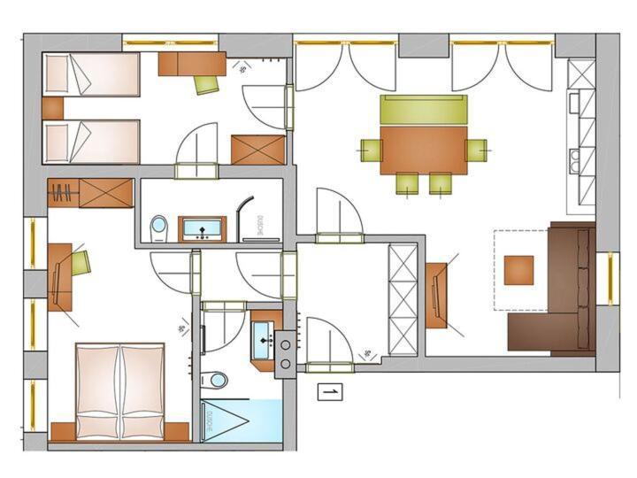 Appartement Schwab Ski In & Out Schladming Esterno foto